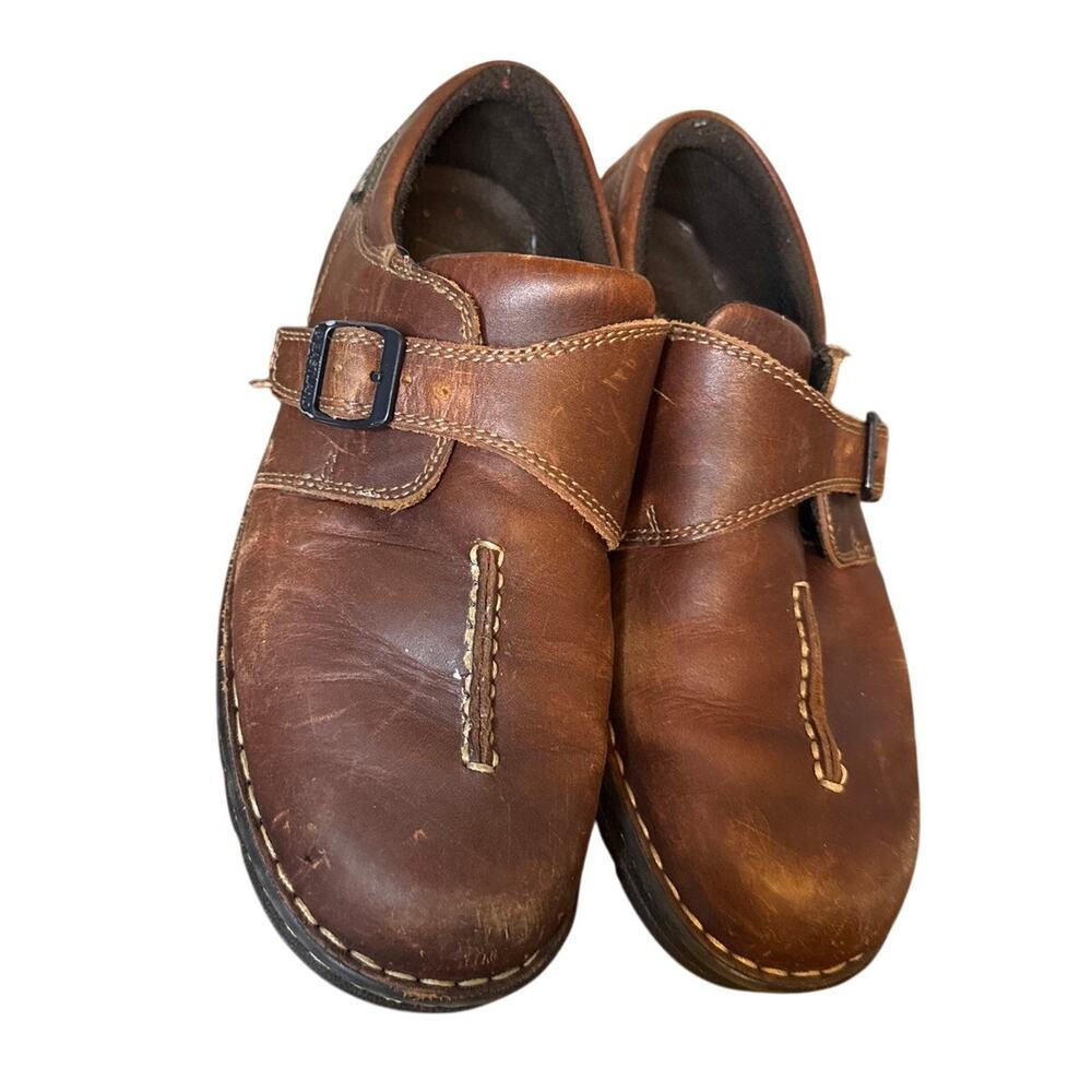 Eastland Women's Syracuse Chunky Buckle Loafers 9W Leather 3166